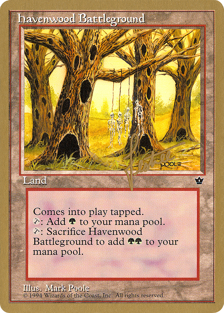 Havenwood Battleground - 1996 Bertrand Lestree (FEM) [Pro Tour Collector Set]