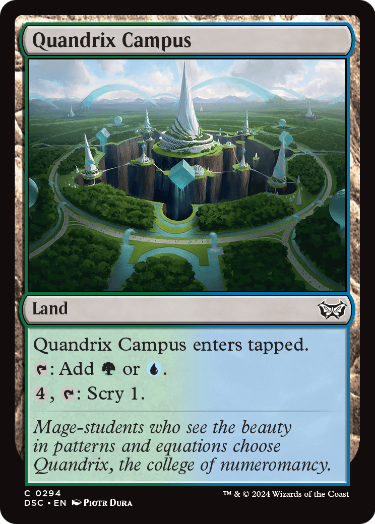 Quandrix Campus (DSC-294) [Duskmourn: House of Horror Commander]
