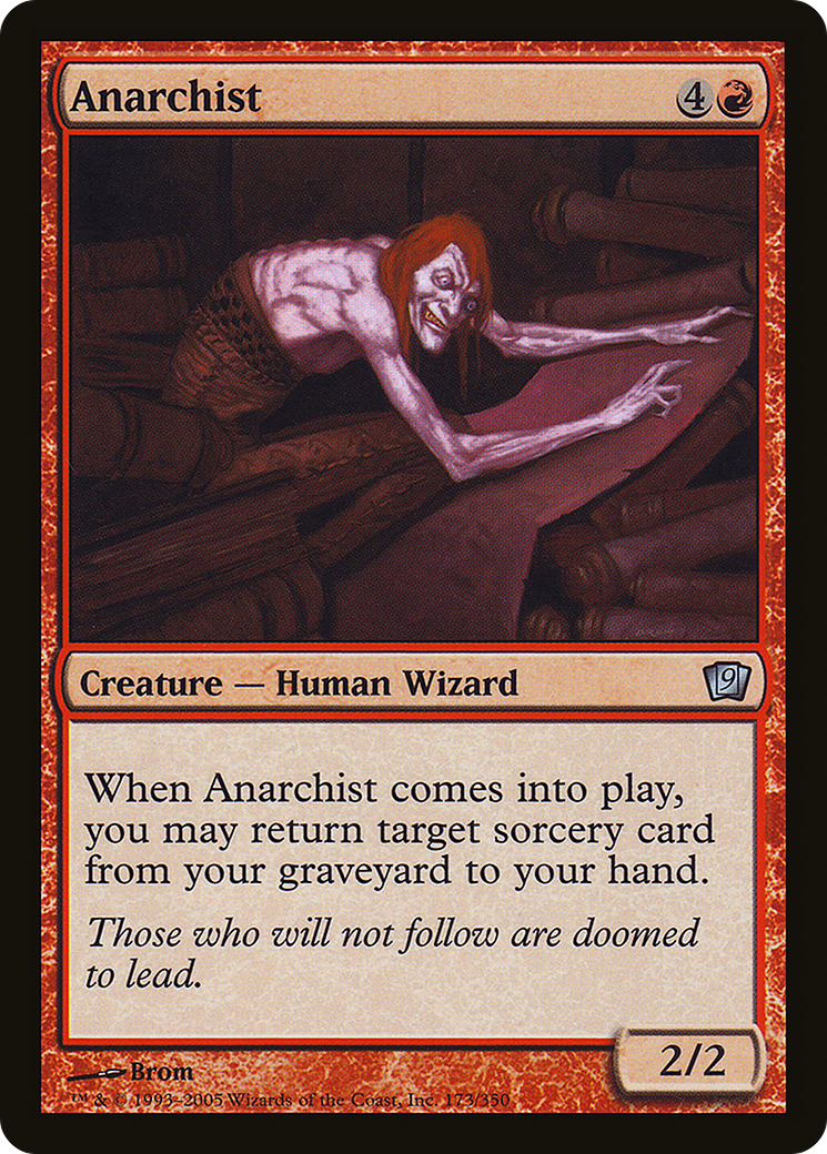 Anarchist (9ED-173) [9th Edition] Foil
