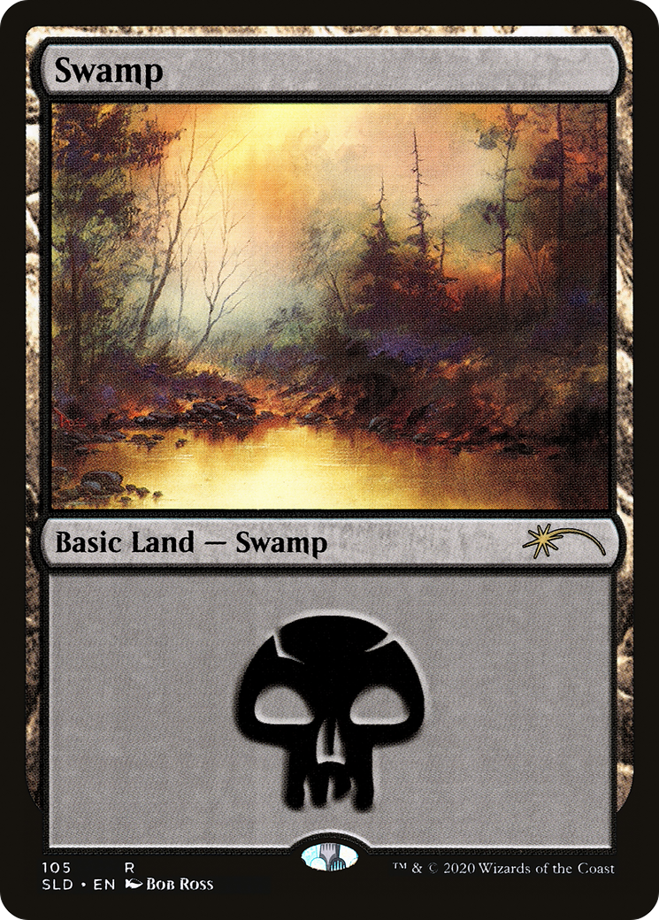 Swamp (SLD-105) (Bob Ross) [Secret Lair Drop]