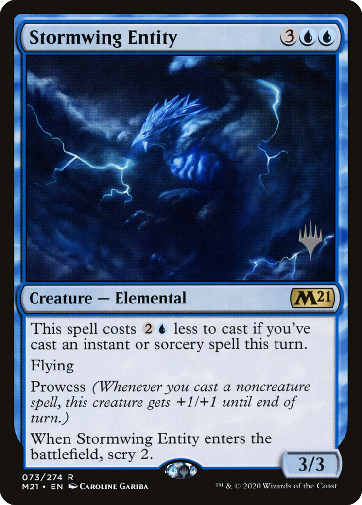 Stormwing Entity (PPM21-073) [Promo Pack: Core Set 2021 Promos] Foil