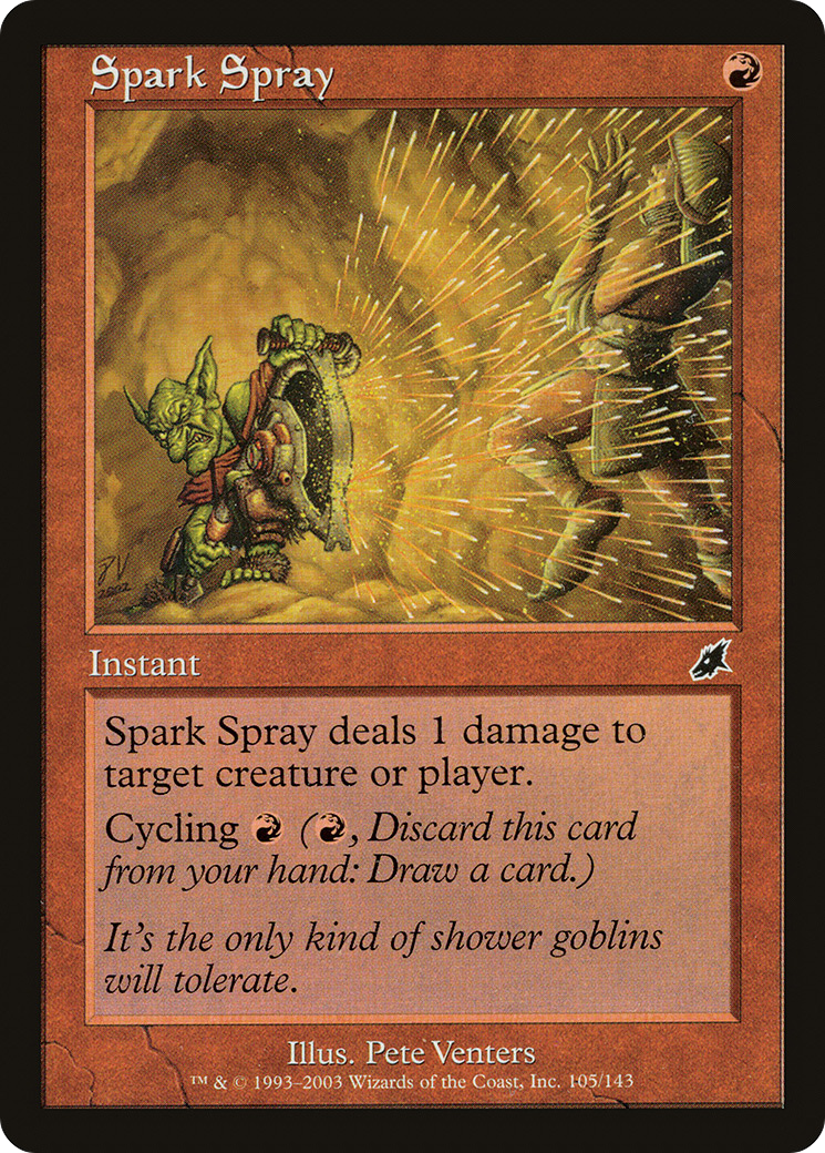 Spark Spray (SCG-105) [Scourge] Foil