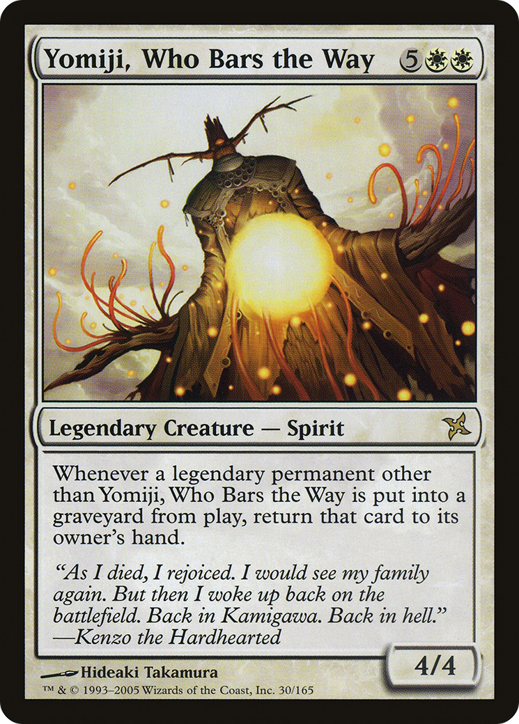 Yomiji, Who Bars the Way (BOK-030) [Betrayers of Kamigawa]