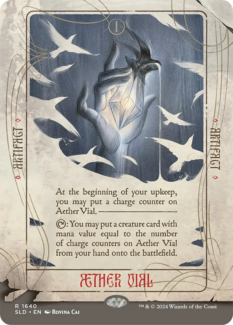 Aether Vial (SLD-1640) (Borderless) [Secret Lair Drop]