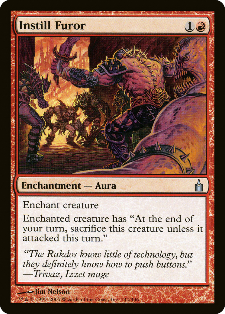 Instill Furor (RAV-134) [Ravnica: City of Guilds]