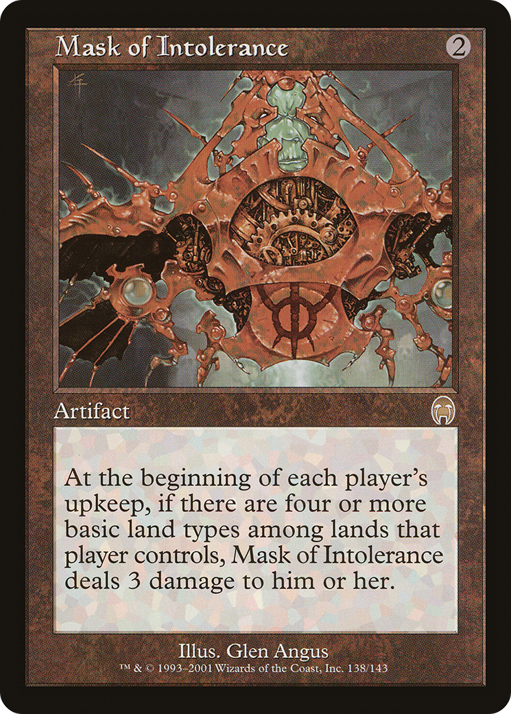 Mask of Intolerance (APC-138) [Apocalypse]