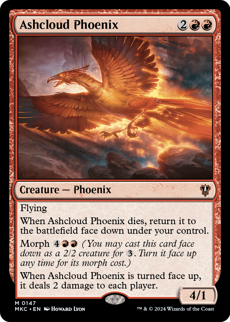 Ashcloud Phoenix (MKC-147) [Murders at Karlov Manor Commander]