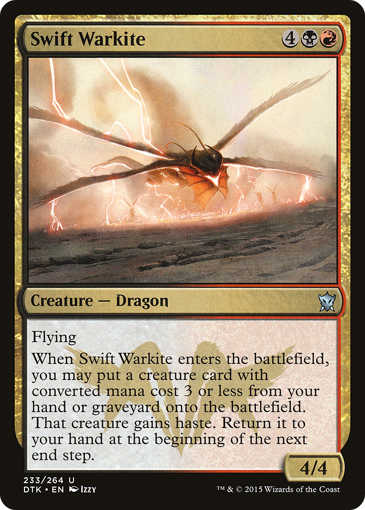Swift Warkite (DTK-233) [Dragons of Tarkir] Foil