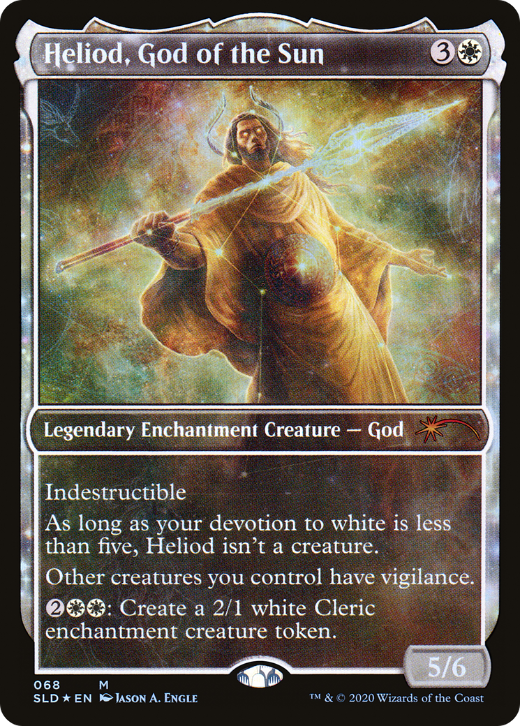 Heliod, God of the Sun (SLD-068) (Showcase) [Secret Lair Drop] Foil