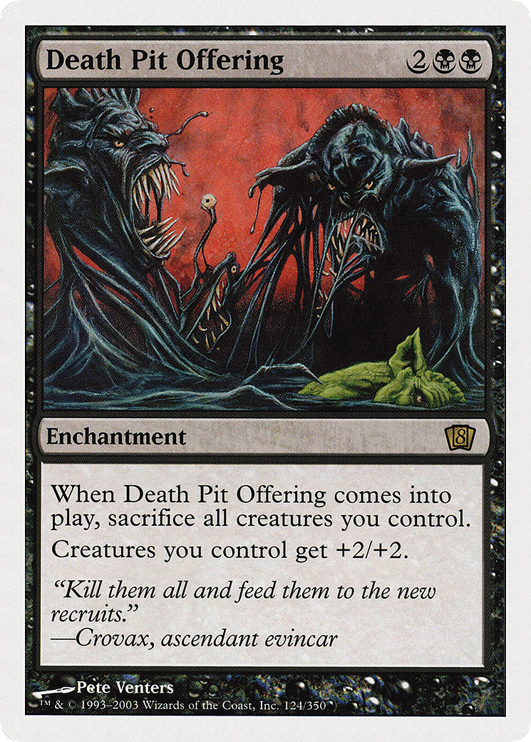 Death Pit Offering (8ED-124) [8th Edition]