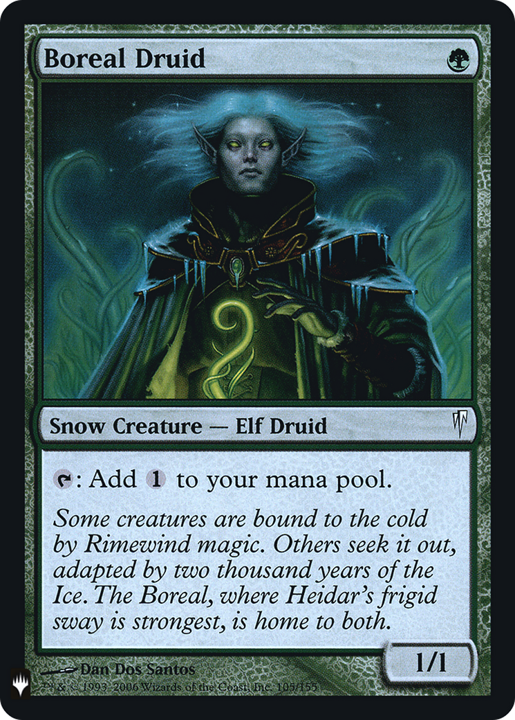Boreal Druid (LIST-CSP-105) [The List] Foil