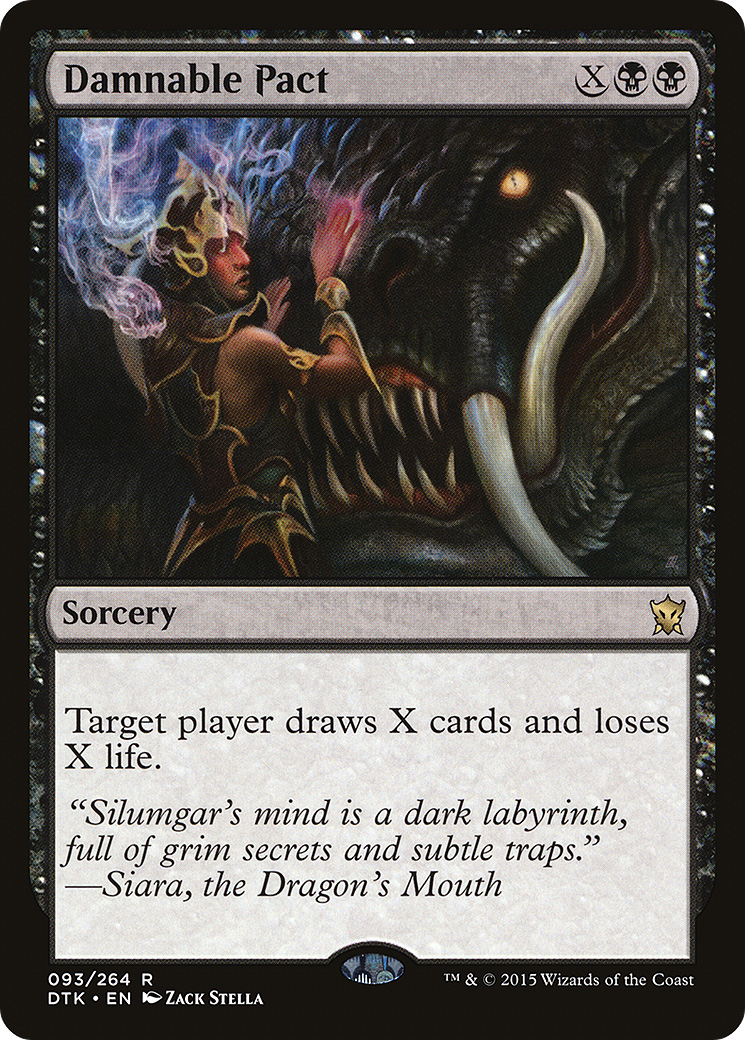 Damnable Pact (DTK-093) [Dragons of Tarkir] Foil