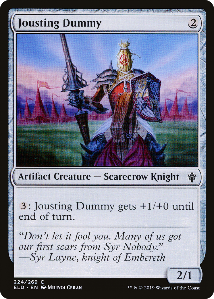 Jousting Dummy (ELD-224) [Throne of Eldraine]