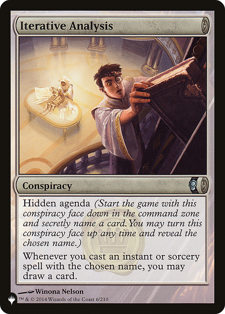 Iterative Analysis (LIST-CNS-6) [The List]