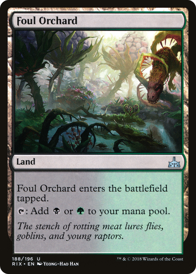 Foul Orchard (RIX-188) [Rivals of Ixalan] Foil
