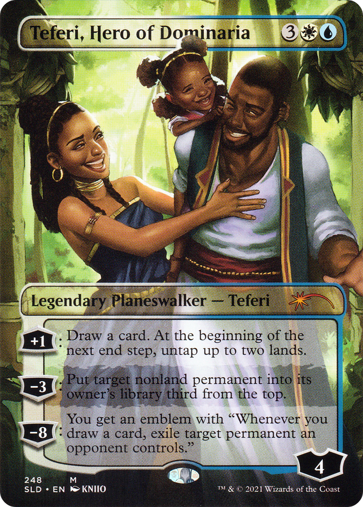 Teferi, Hero of Dominaria (SLD-248) (Borderless) [Secret Lair Drop]