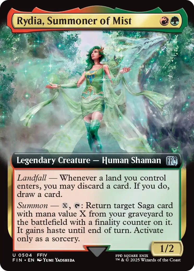 Rydia, Summoner of Mist (Extended Art) (FIN-504) [FINAL FANTASY] Foil
