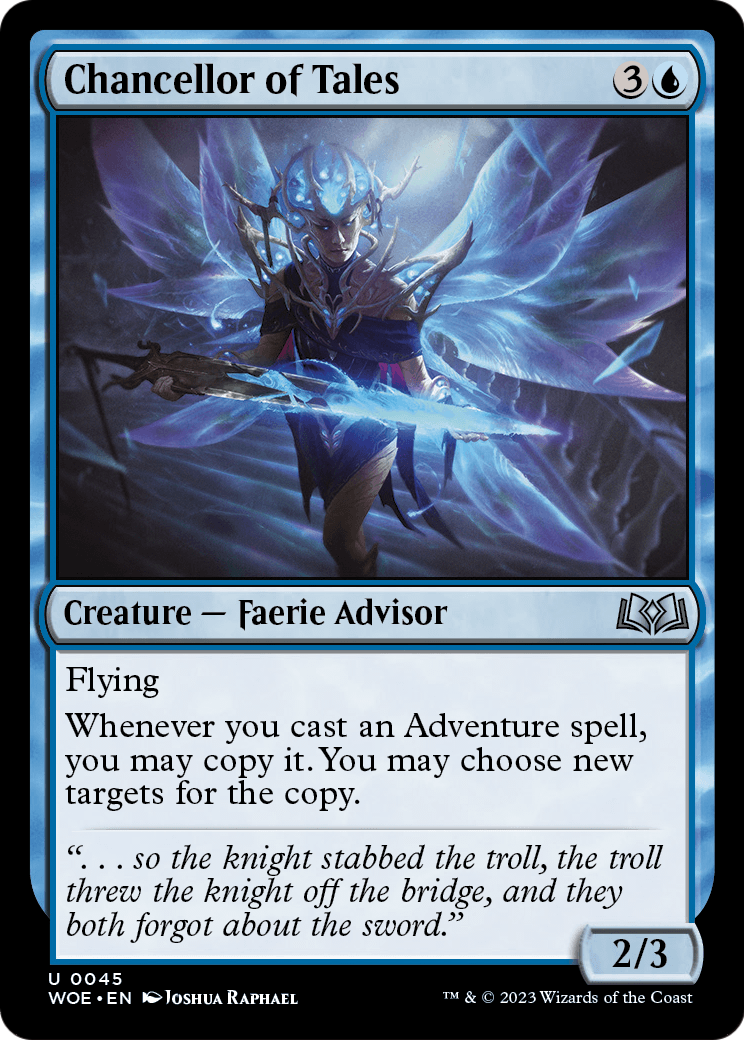 Chancellor of Tales (WOE-045) [Wilds of Eldraine] Foil