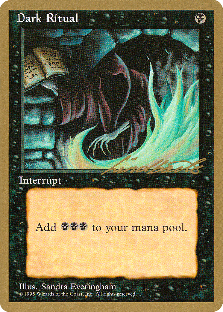 Dark Ritual - 1996 Leon Lindback (4ED) [Pro Tour Collector Set]