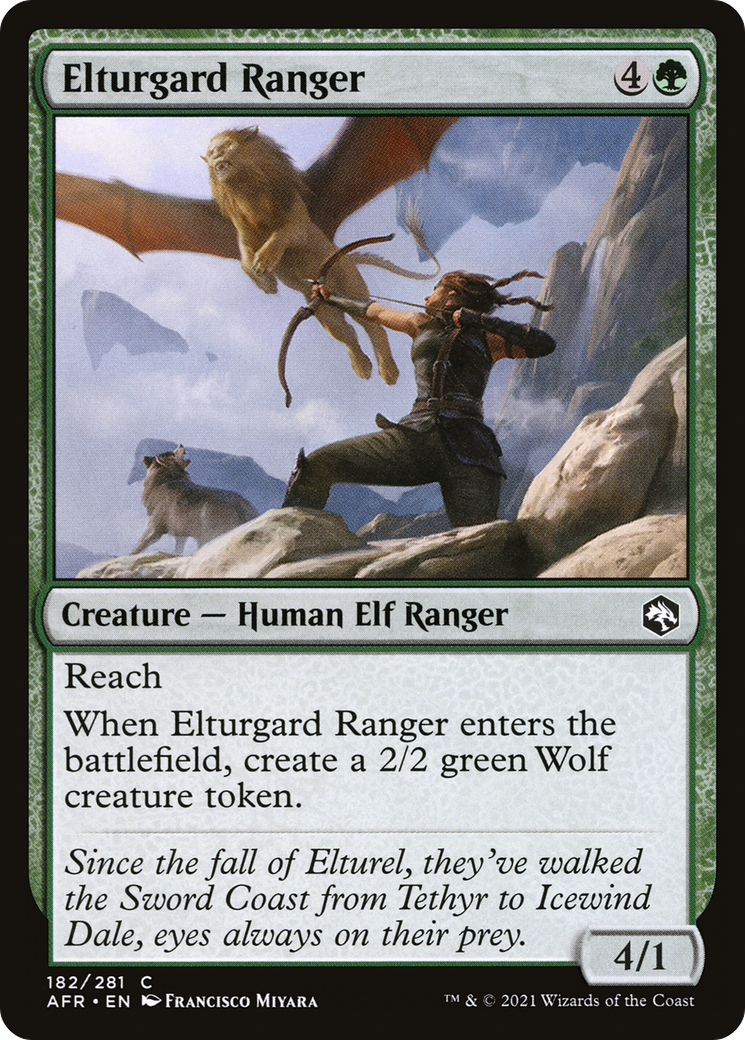 Elturgard Ranger (AFR-182) [Adventures in the Forgotten Realms] Foil