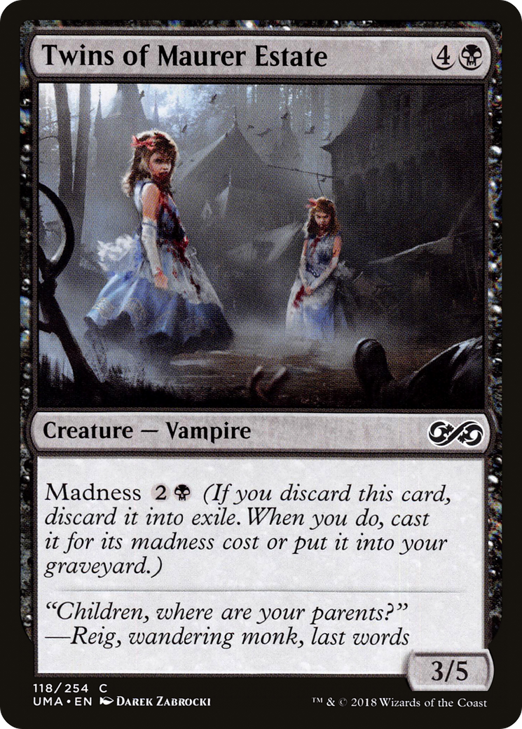 Twins of Maurer Estate (UMA-118) [Ultimate Masters] Foil