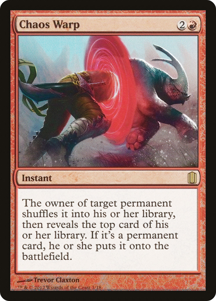 Chaos Warp (CM1-001) [Commander's Arsenal] Foil