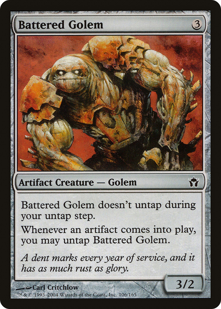 Battered Golem (5DN-106) [Fifth Dawn] Foil