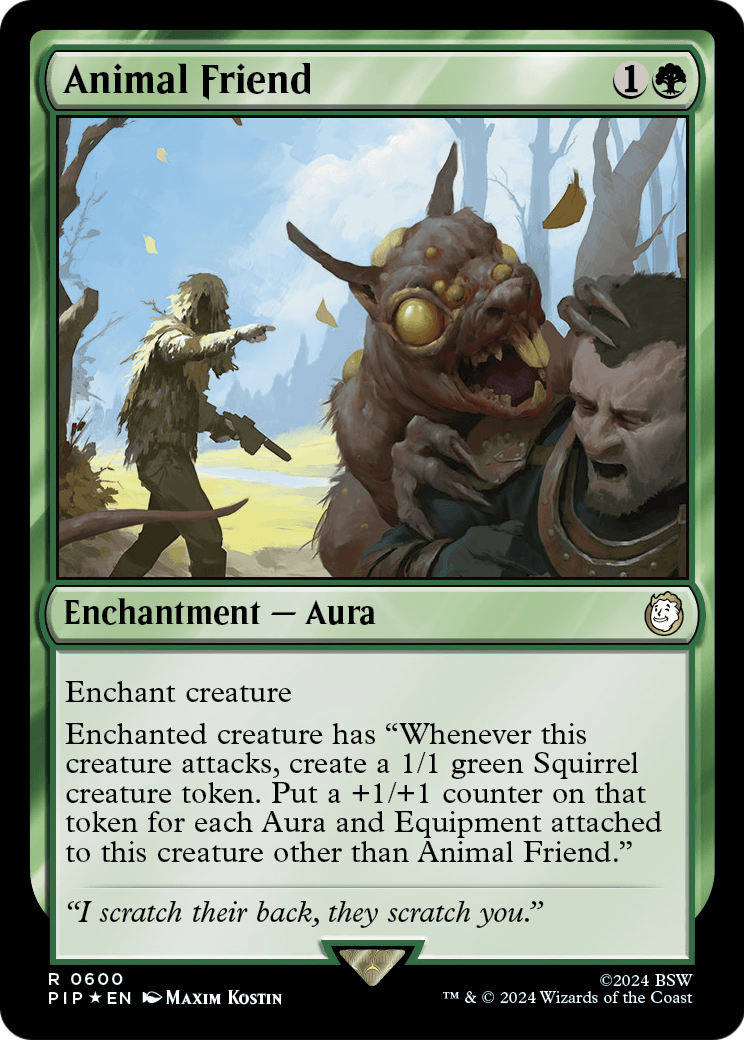 Animal Friend (Surge Foil) (PIP-600) [Fallout] Foil
