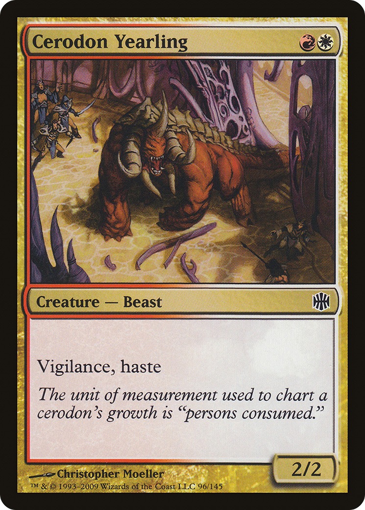 Cerodon Yearling (ARB-096) [Alara Reborn] Foil