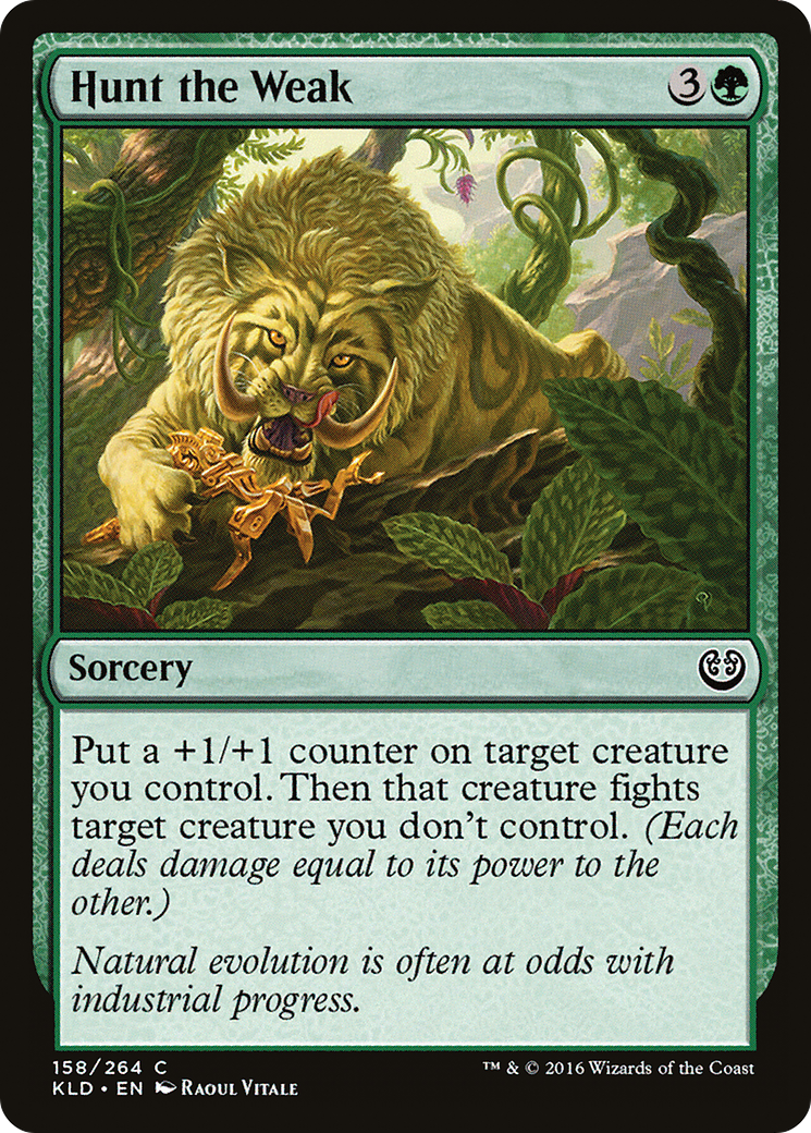 Hunt the Weak (KLD-158) [Kaladesh] Foil