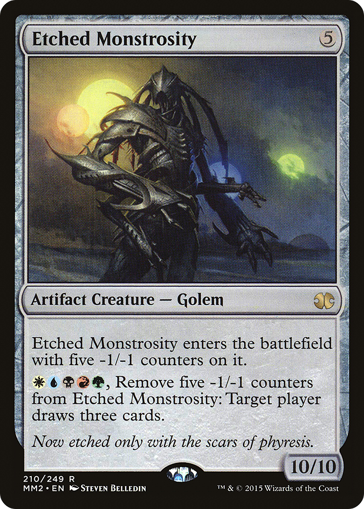 Etched Monstrosity (MM2-210) [Modern Masters 2015] Foil