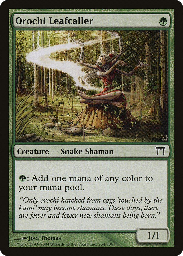 Orochi Leafcaller (CHK-234) [Champions of Kamigawa]