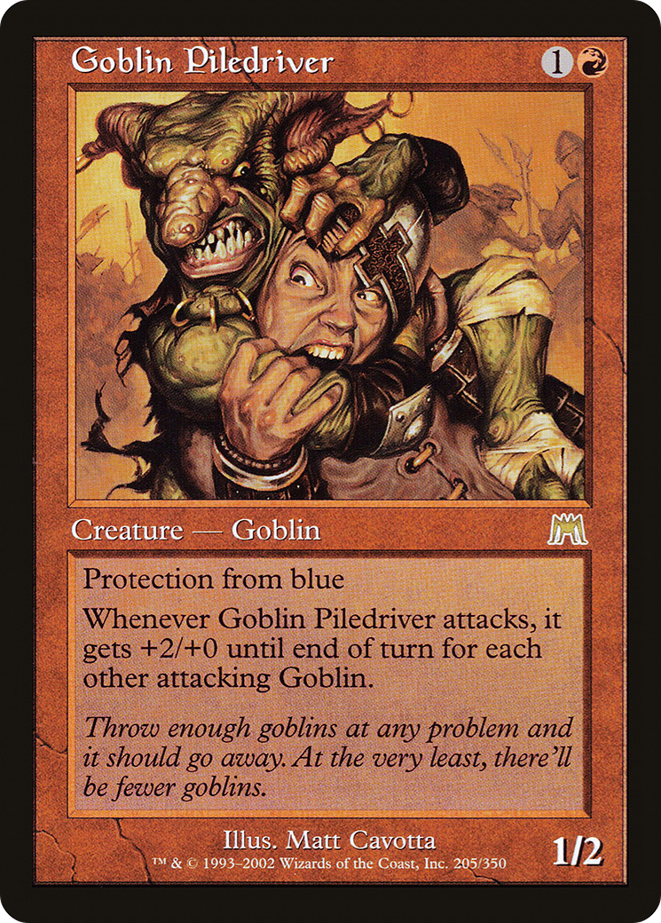 Goblin Piledriver (ONS-205) [Onslaught] Foil