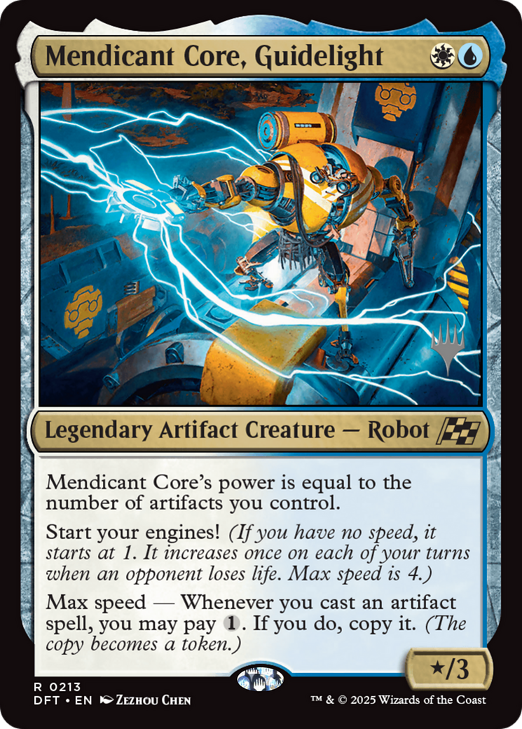 Mendicant Core, Guidelight (PPDFT-213) [Promo Pack: Aetherdrift] Foil