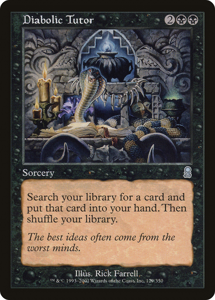 Diabolic Tutor (ODY-129) [Odyssey]