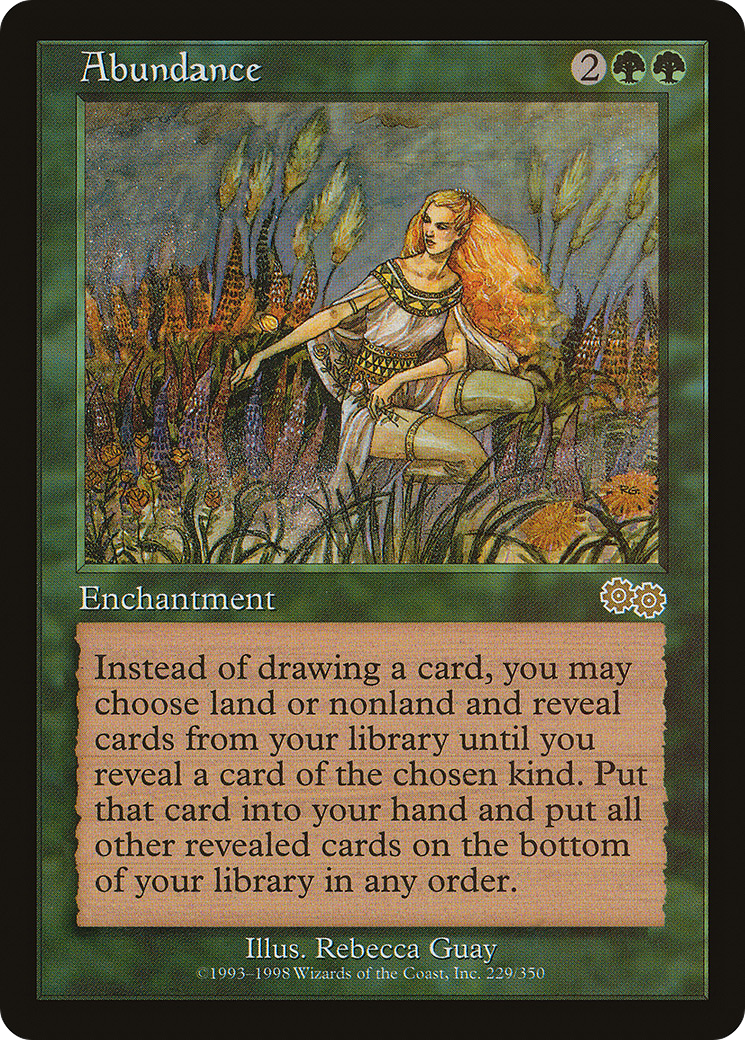 Abundance (USG-229) [Urza's Saga]