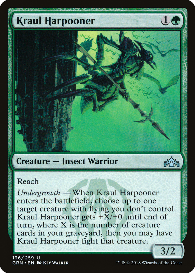 Kraul Harpooner (GRN-136) [Guilds of Ravnica]