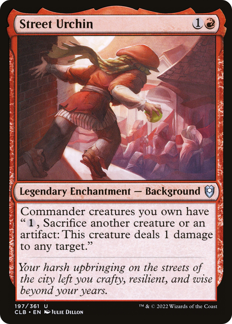 Street Urchin (CLB-197) [Commander Legends: Battle for Baldur's Gate] Foil
