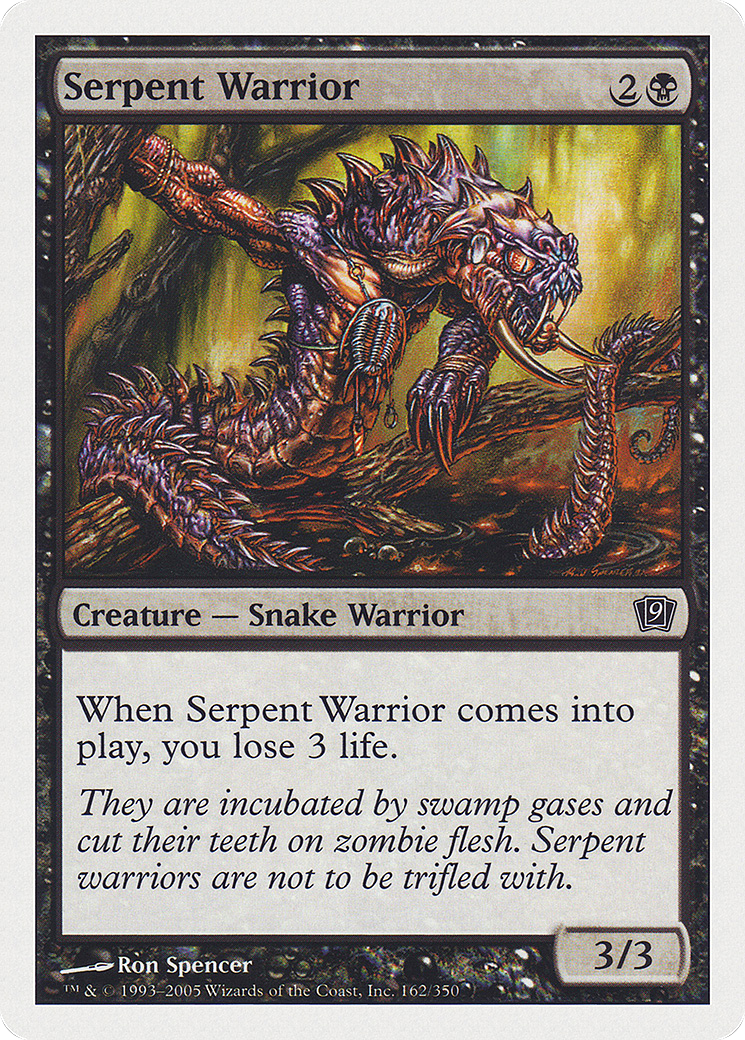 Serpent Warrior [9th Edition] Foil