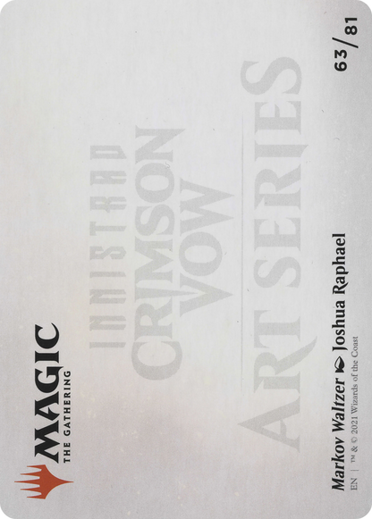 Markov Waltzer // Markov Waltzer (AVOW-063) (Borderless) [Crimson Vow Art Series] Foil