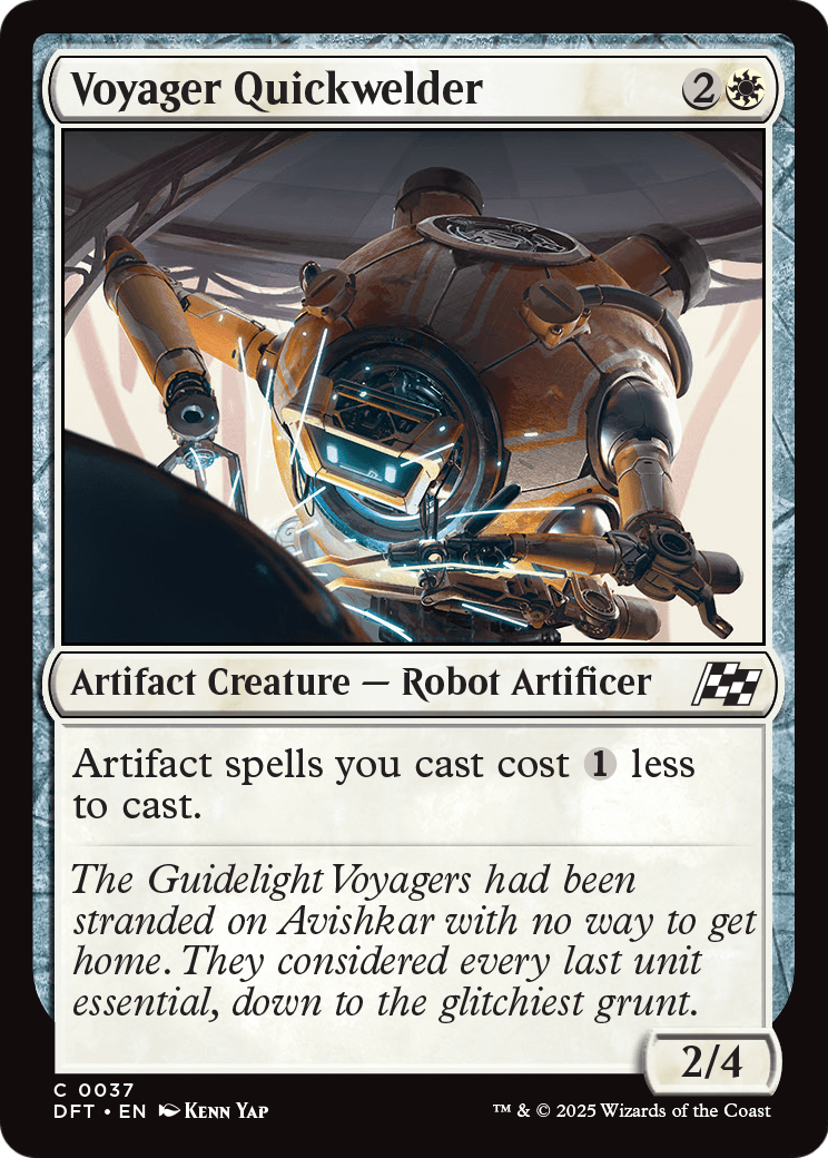 Voyager Quickwelder (DFT-037) [Aetherdrift] Foil