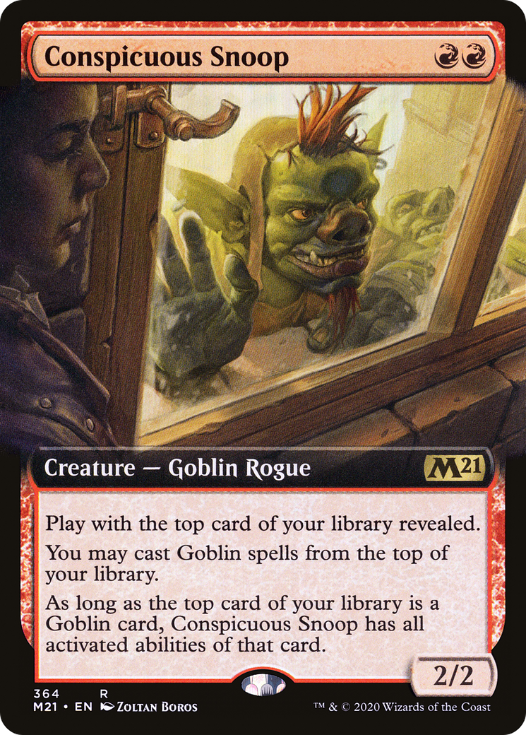 Conspicuous Snoop (Extended Art) (M21-364) [Core Set 2021] Foil