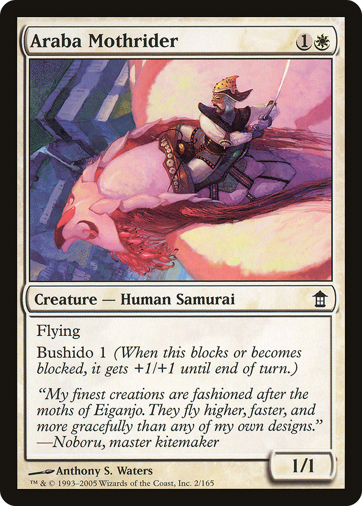 Araba Mothrider (SOK-002) [Saviors of Kamigawa] Foil