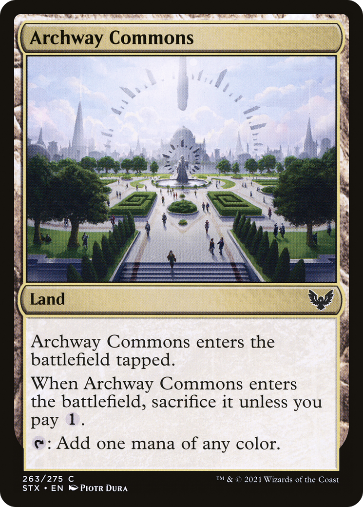 Archway Commons (STX-263) [Strixhaven: School of Mages]