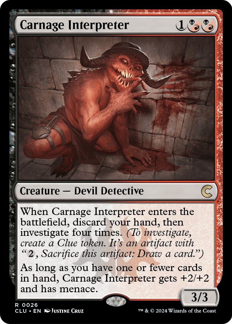 Carnage Interpreter (CLU-026) [Ravnica: Clue Edition]