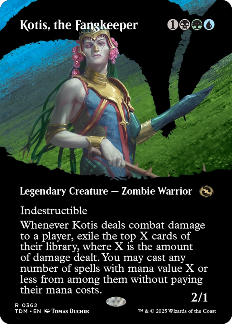 Kotis, the Fangkeeper (Borderless) (TDM-362) (Showcase) [Tarkir: Dragonstorm]