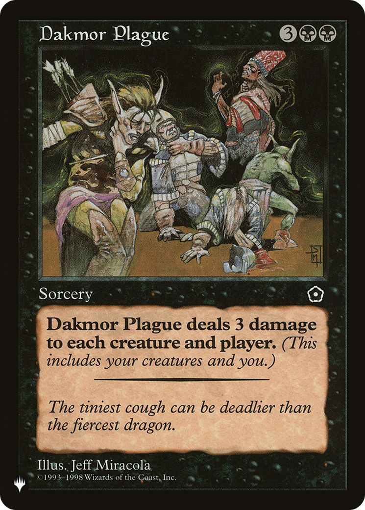 Dakmor Plague (LIST-P02-69) [The List]