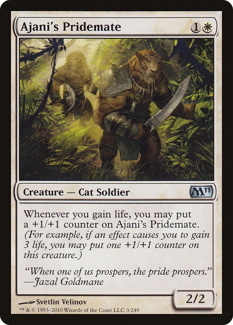 Ajani's Pridemate (M11-003) [Magic 2011]