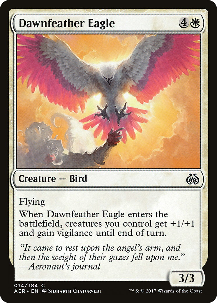 Dawnfeather Eagle (AER-014) [Aether Revolt] Foil