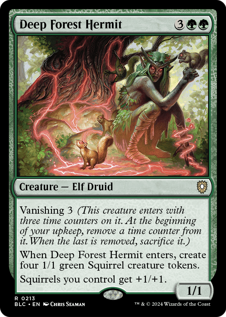 Deep Forest Hermit (BLC-213) [Bloomburrow Commander]
